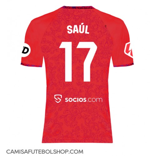 Camisa de time de futebol Sevilla Saul Niguez #17 Replicas 2º Equipamento 2024-25 Manga Curta